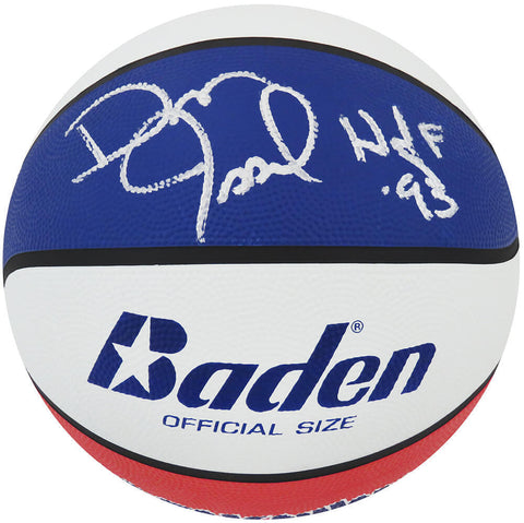 Dan Issel Signed Baden Red, White & Blue Full Size Basketball w/HOF'93 -(SS COA)