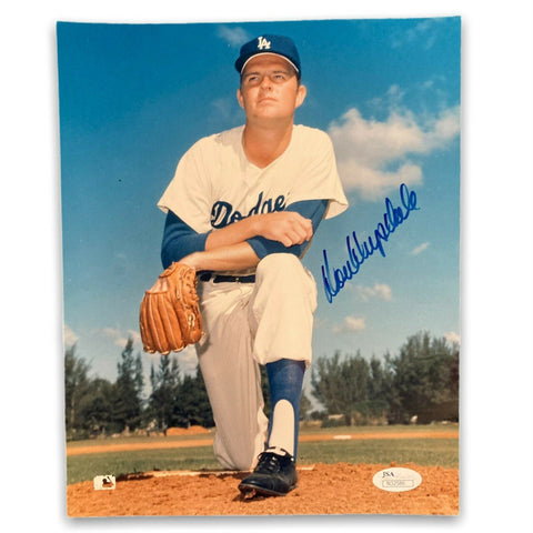 Don Drysdale Signed Autographed 8x10 Photo Dodgers JSA