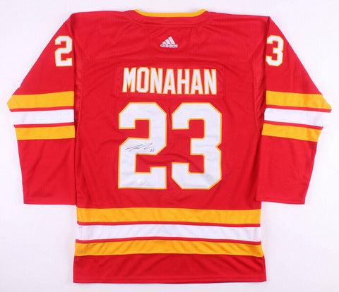 Sean Monahan Signed Calgary Flames Adidas Jersey (JSA COA) 2013 Top 6 Draft Pick