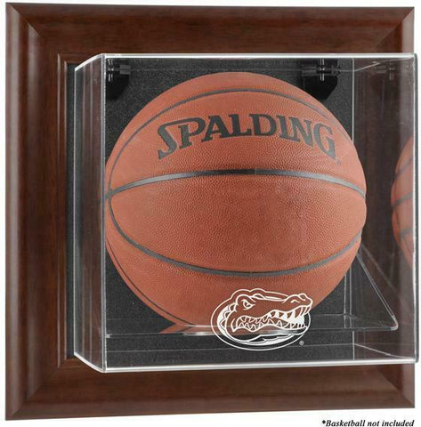 Gators Brown Framed Wall-Mountable Basketball Display Case - Fanatics