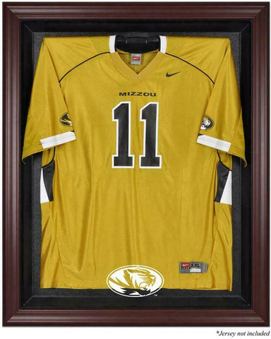Missouri Tigers Mahogany Framed Logo Jersey Display Case - Fanatics Authentic