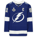 STEVEN STAMKOS Autographed Stanley Cup Patch Authentic Adidas Jersey FANATICS