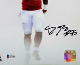 Daron Payne Autographed Redskins 8x10 PF Photo In Smoke - Beckett W Auth *Black