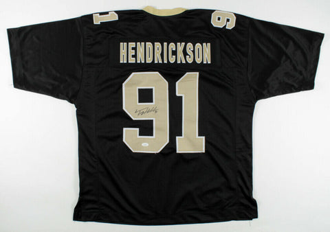Trey Hendrickson Signed New Orleans Saints Jersey (JSA COA) 2017 3rd Rnd Pk D.E.