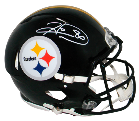 HINES WARD SIGNED PITTSBURGH STEELERS AUTHENTIC SPEED HELMET BECKETT