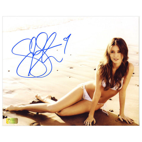 Summer Glau Autographed Beach 8x10 Swimsuit Photo