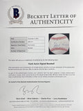 Hank Aaron Milwaukee Braves Signed National League Baseball BAS LOA 471