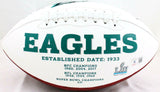 Darren Sproles Autographed Eagles Logo Football w/SB Champs-Beckett W Hologram