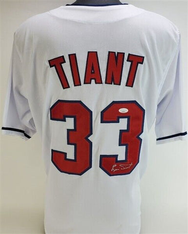 Luis Tiant Signed Cleveland Indians Jersey (JSA COA) 3xAll Star Game Pitcher