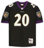 Frmd Ed Reed Baltimore Ravens Signed Black M&N Authentic Jersey & "HOF 19" Insc