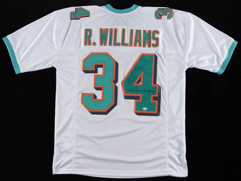 Ricky Williams Signed Miami Dolphins Jersey Inscribed Smoke Weed Everyday (PSA)