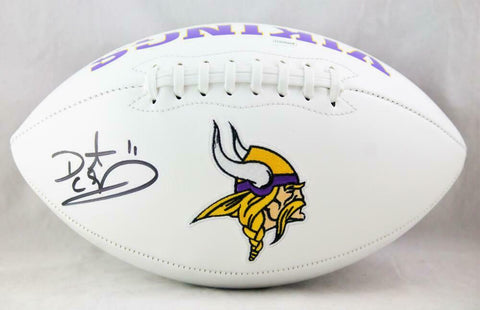 Daunte Culpepper Autographed Minnesota Vikings Logo Football - JSA W Auth *Black