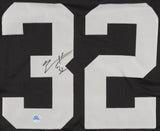 Zack Crockett Signed Raiders Jersey (Pro Player Holo) Oakland Fullback 1999-2006
