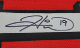 Hines Ward Signed Georgia Bulldogs Jersey (Beckett) Super Bowl XL MVP W.R.