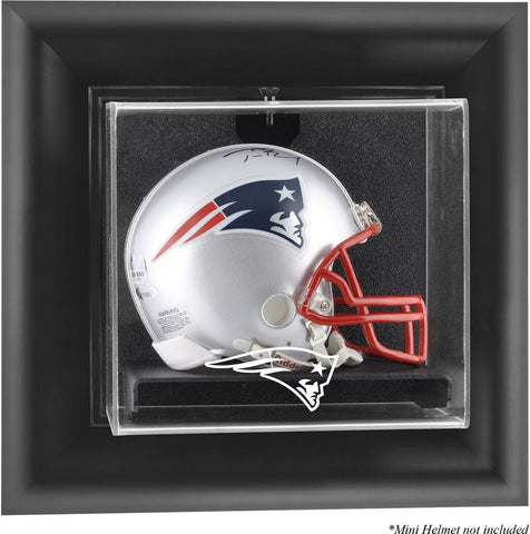 New England Patriots Wall-Mounted Mini Helmet Display Case - Fanatics