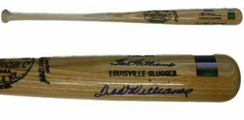 Ted Williams Autographed Boston RedSox Louisville Slugger Baseball Bat Ste 14523