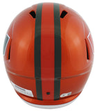 Miami Warren Sapp "91 Champs" Signed Flash Full Size Speed Rep Helmet BAS Wit