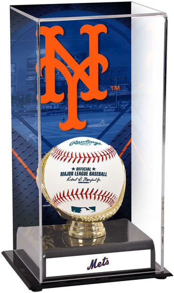New York Mets Sublimated Display Case with Image