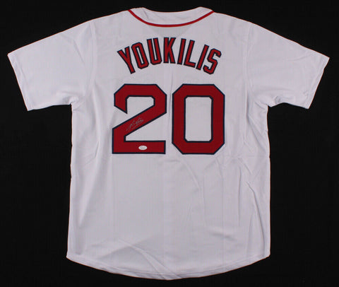 Kevin Youkilis Signed Red Sox Jersey (JSA COA) Boston 1B & 3B (2004-2012)