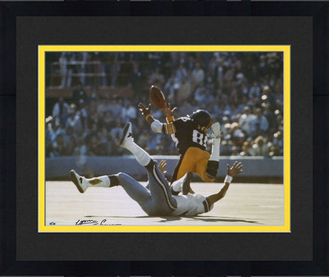 Frmd Lynn Swann Pittsburgh Steelers Signed 16" x 20" Super Bowl X Catch Photo