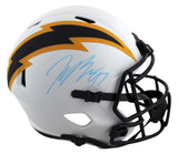 Chargers Joey Bosa Signed Lunar Full Size Speed Rep Helmet BAS Witnessed