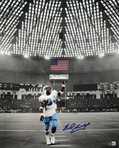 Earl Campbell Signed Houston Oilers 16x20 Astrodome Photo- Beckett W Hologram