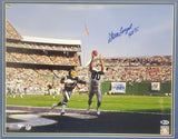 Steve Largent Autographed Framed 16x20 Photo Seahawks HOF 95 Beckett #I13869