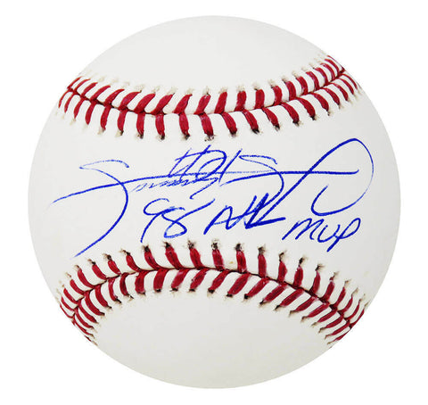 Sammy Sosa (Cubs) Signed Rawlings Official MLB Baseball w/98 NL MVP (Beckett)