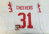 Gerry Cheevers Signed Team Canada Hockey Jersey (JSA COA) 1976 Canada Cup Series