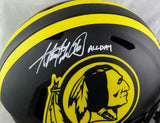 Adrian Peterson Signed Washington F/S Eclipse Authentic Helmet w/Insc - BA W