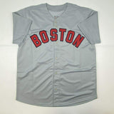 Autographed/Signed Kevin Youkilis Boston Grey Baseball Jersey JSA COA