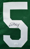Donovan McNabb Autographed Light Green Pro Style Jersey- JSA W *Black