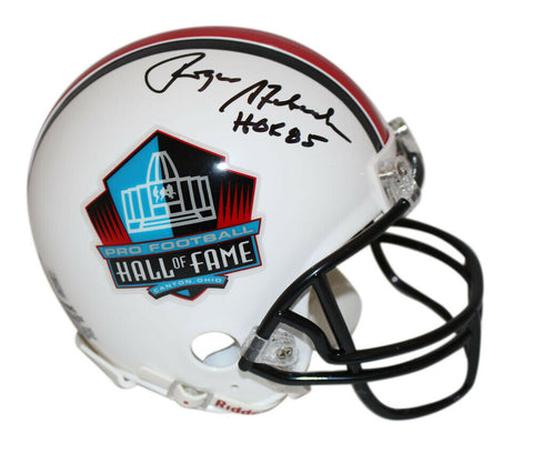 Roger Staubach Autographed Hall Of Fame VSR4 Mini Helmet HOF Beckett 34989