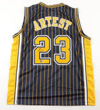 Ron 'Metta World Peace Sandiford' Artest Signed Indiana Pacers Jersey (Beckett)