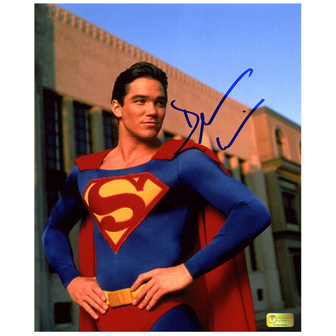 Dean Cain Autographed The New Adventures of Superman Classic On Set 8x10 Photo