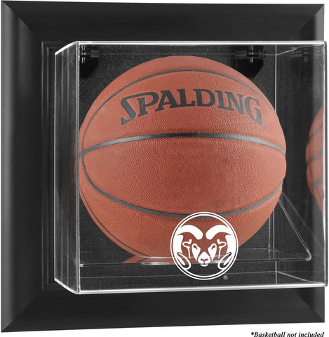 Colorado State Black Framed Wall-Mountable Basketball Display Case