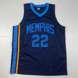 Autographed/Signed Desmond Bane Memphis Dark Blue Basketball Jersey JSA COA