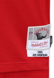 FRMD Joe Montana 49ers Signed Mitchell & Ness 1990 Throwback Replica Jersey
