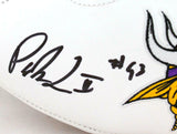 Patrick Jones Autographed Minnesota Vikings Logo Football W/ Insc-Beckett W Holo