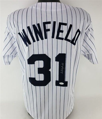 Dave Winfield Signed New York Yankees Jersey (JSA COA) 12xAll-Star (1977-1988)