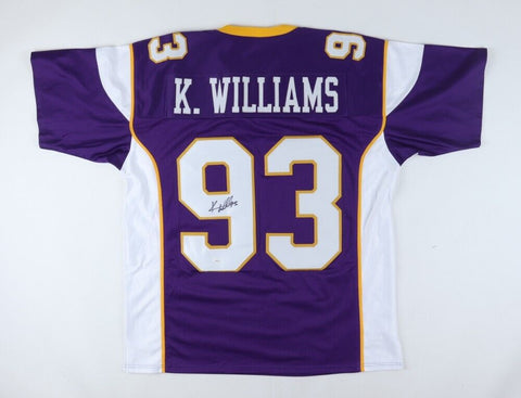Kevin Williams Signed Minnesota Vikings Jersey (JSA COA) Def. Tackle 2003-2013