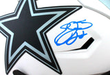 Emmitt Smith Autographed Cowboys Full Size Lunar SpeedFlex Helmet -BAW Hologram