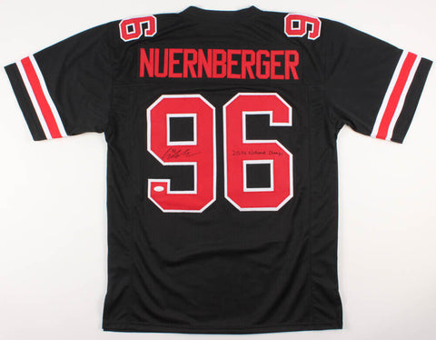 Sean Nuernberger Signed Ohio State Buckeyes Jersey Inscrbed 2014 National Champs