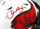 Derrick Brooks signed Buccaneers Lunar Speed Mini Helmet- Beckett W Hologram*Red
