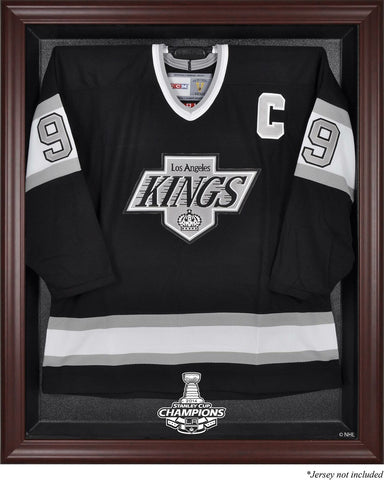 Kings 2014 Stanley Cup Champions Mahogany Framed Jersey Display Case - Fanatics