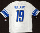 DETROIT LIONS KENNY GOLLADAY AUTOGRAPHED NIKE WHITE JERSEY SIZE L BECKETT 185587