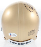 Rocky Bleier Signed Notre Dame Fighting Irish Mini Helmet (Beckett COA) Steelers