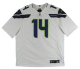 Seahawks D.K. Metcalf Authentic Signed White Nike Jersey BAS Witnessed