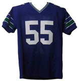 Brian Bosworth Autographed/Signed Seattle Seahawks Blue XL Jersey JSA 15099