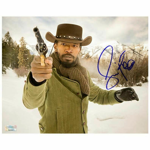 Jamie Foxx Autographed Django Unchained 8x10 Scene Photo